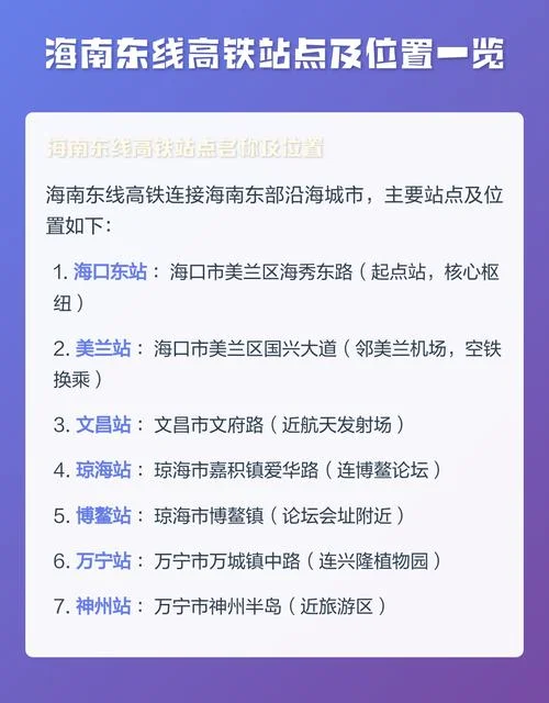 海南高铁东线旅游攻略-海南东线高铁游