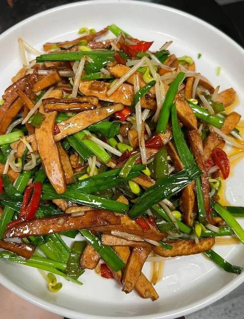 韭菜炒香干怎么做_2