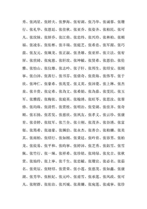 姓张起名女孩儿_1