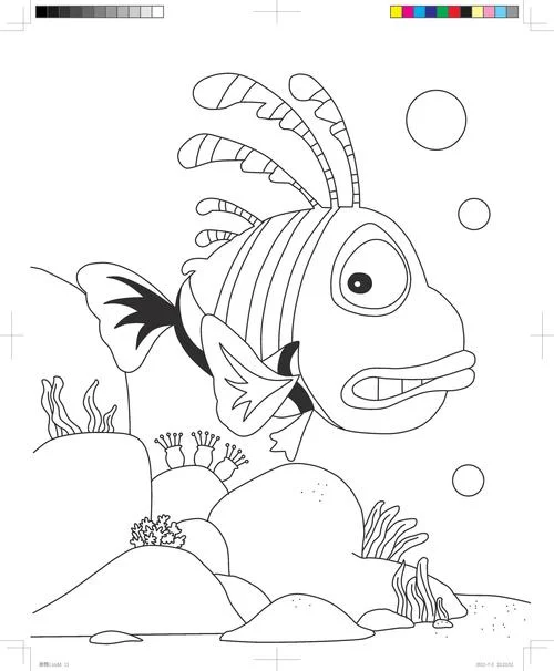海洋简笔画简单又好看_1