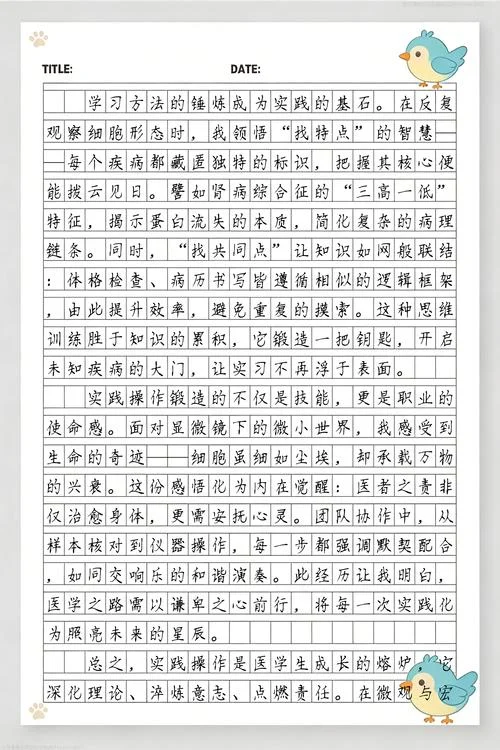 医学生心得体会和感悟_1
