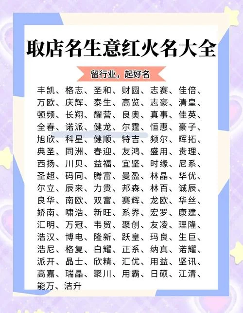 蛋糕店起名大全免费取名_1
