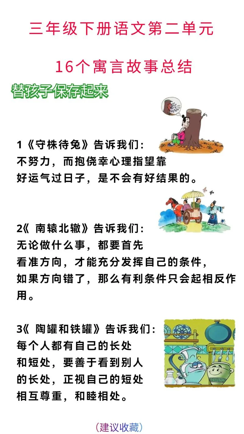 寓言故事大全及感悟-寓言故事感悟全录