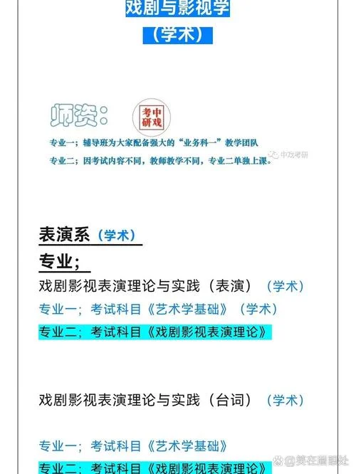 表演专业考研考什么_1