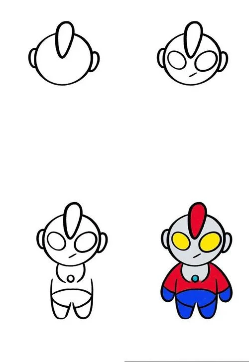 奥特曼奥特曼简笔画_1