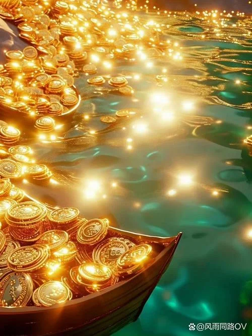梦见在水里摸了很多金银财宝-水中捞取金银财宝