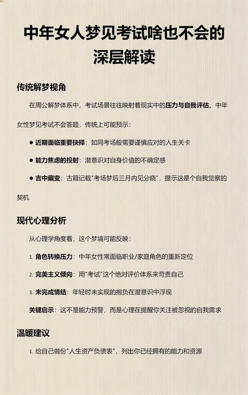 做梦梦见考试题都不会做_1