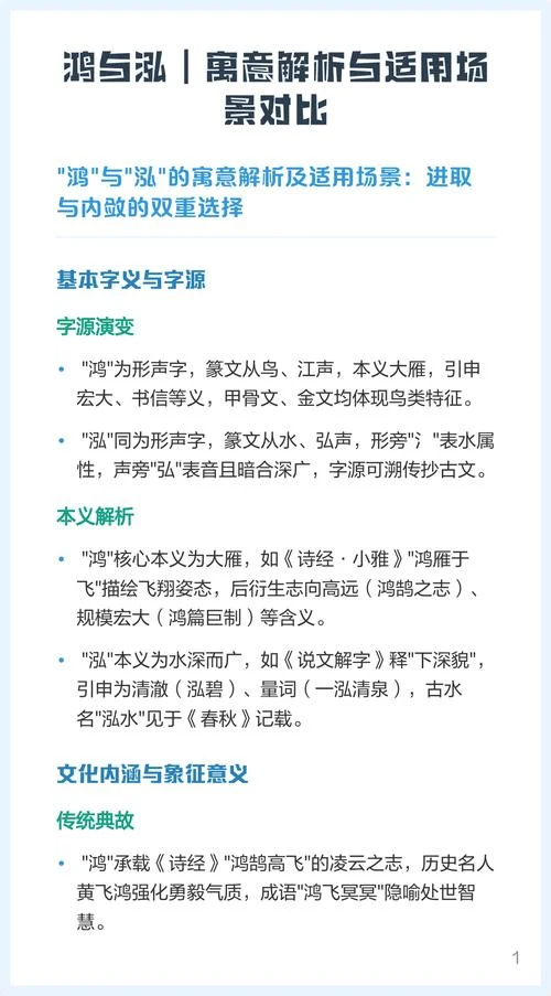 鸿字和什么字起名好_1