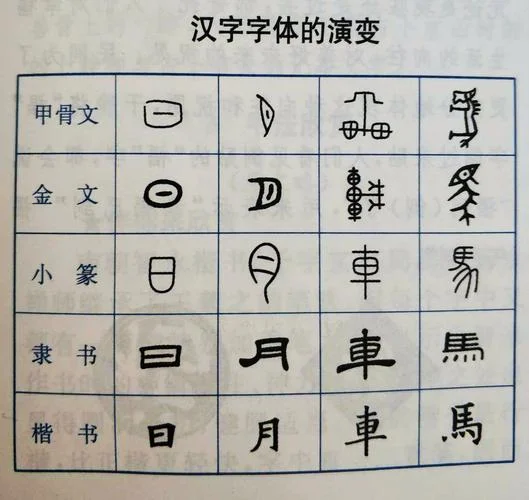 汉字历史演变过程_2