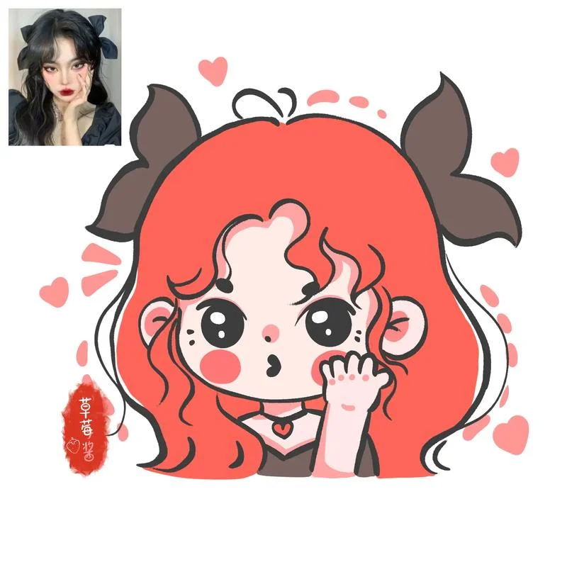 微信小人头像图片女_1