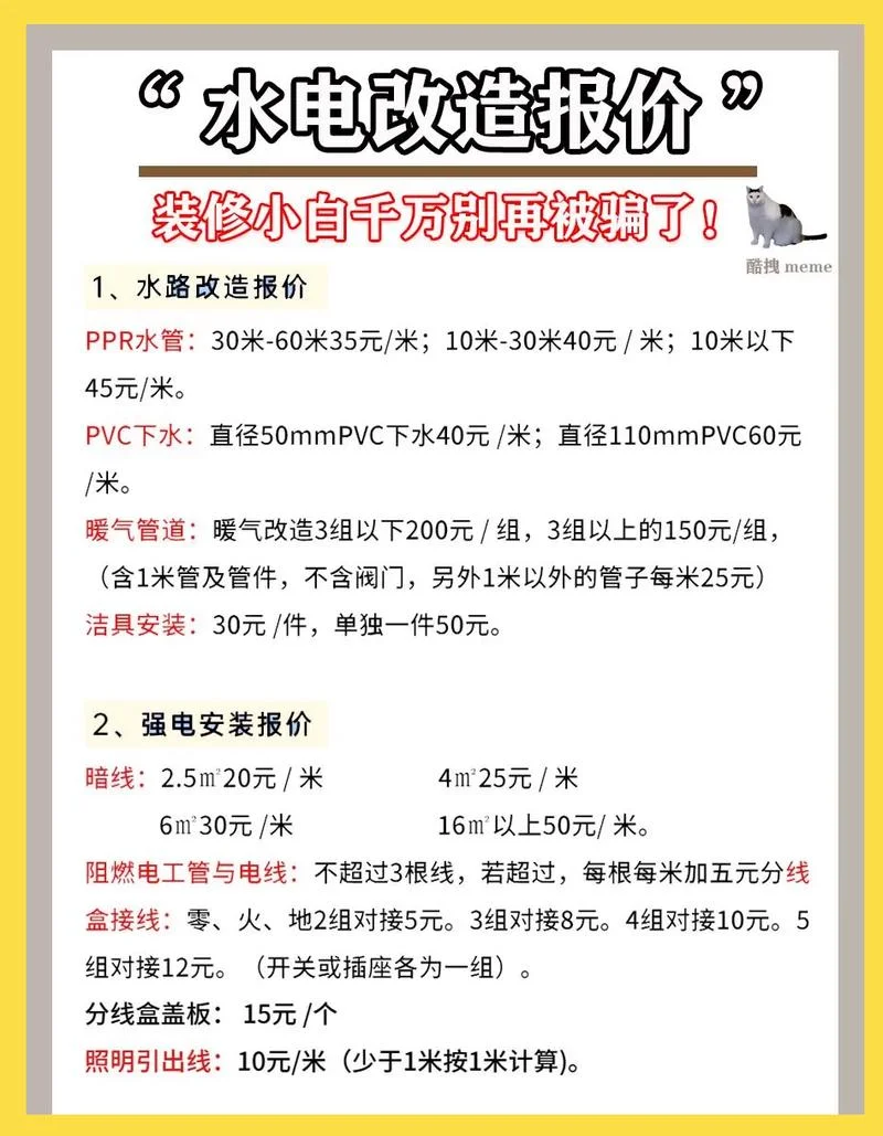 家装明线多少钱一平方_1
