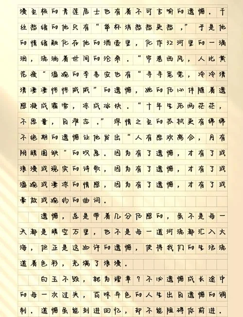 缺憾美议论文_1