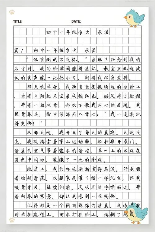 …的承诺写作文-承诺作文关键词