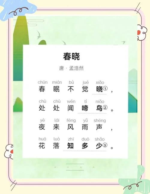唐诗春晓是谁写的_2