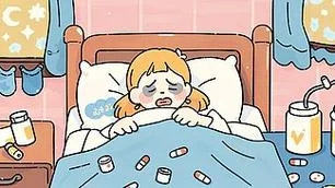 梦见朋友生病的样子-梦友患病