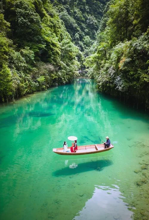 绿水江漂流旅游景点_2
