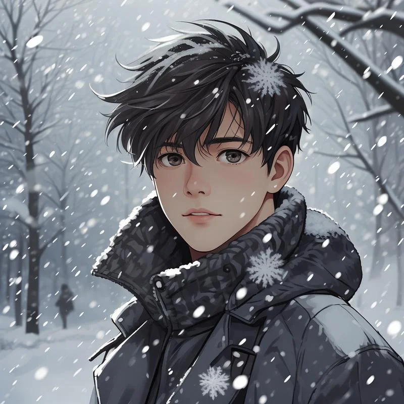 qq情侣头像雪男_1