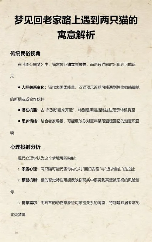 梦见了两只猫_2