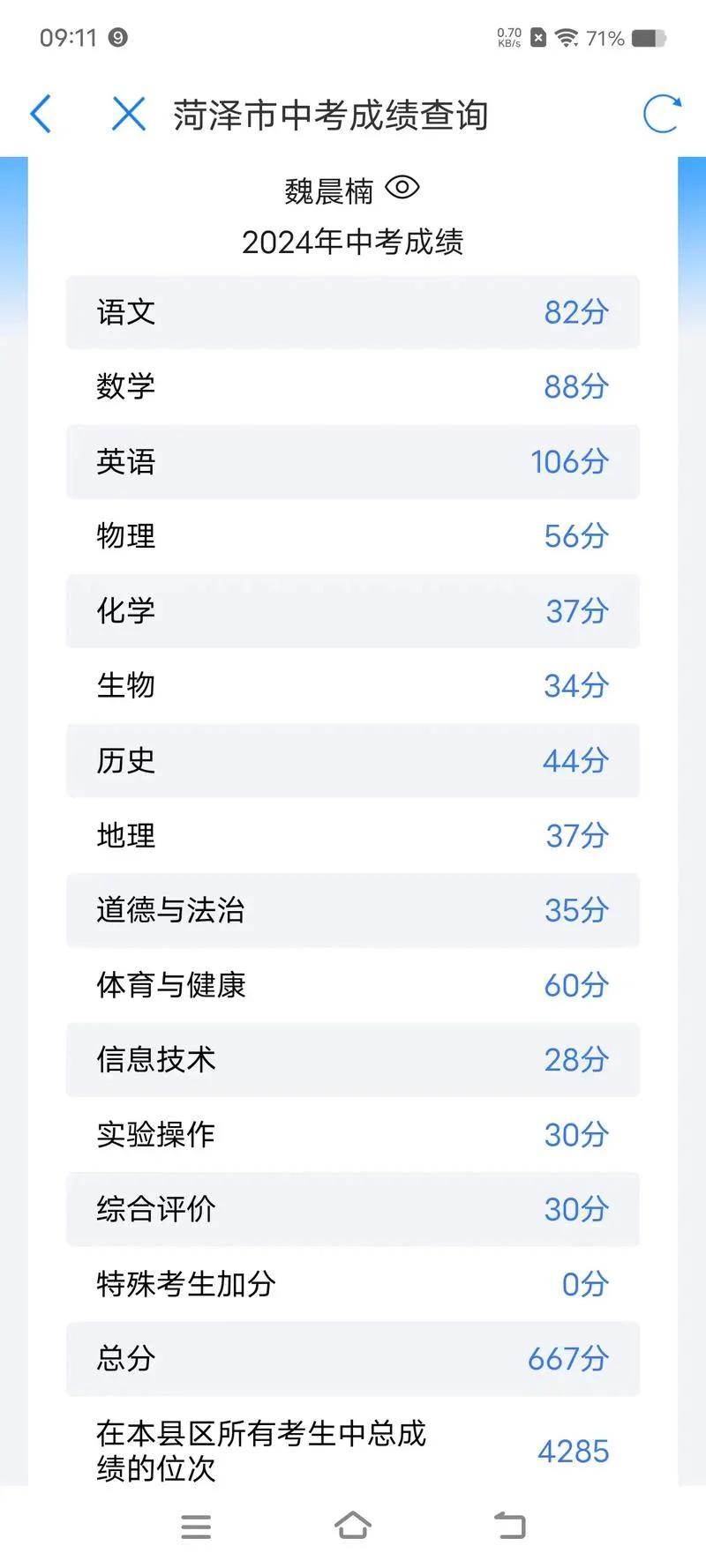 初三考560分成绩好吗-初三考 560 分成绩
