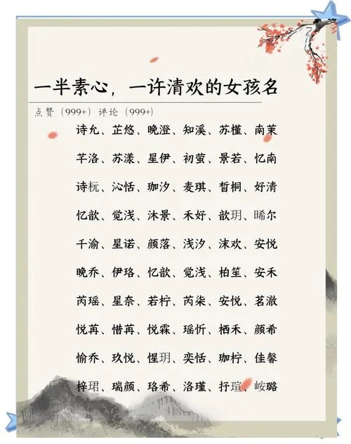 女孩起名带若字的_1