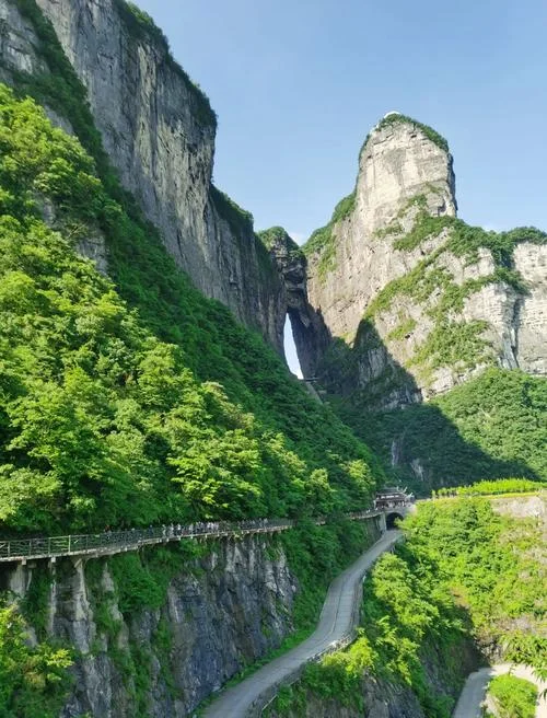 湖南旅游景点全景图片_2