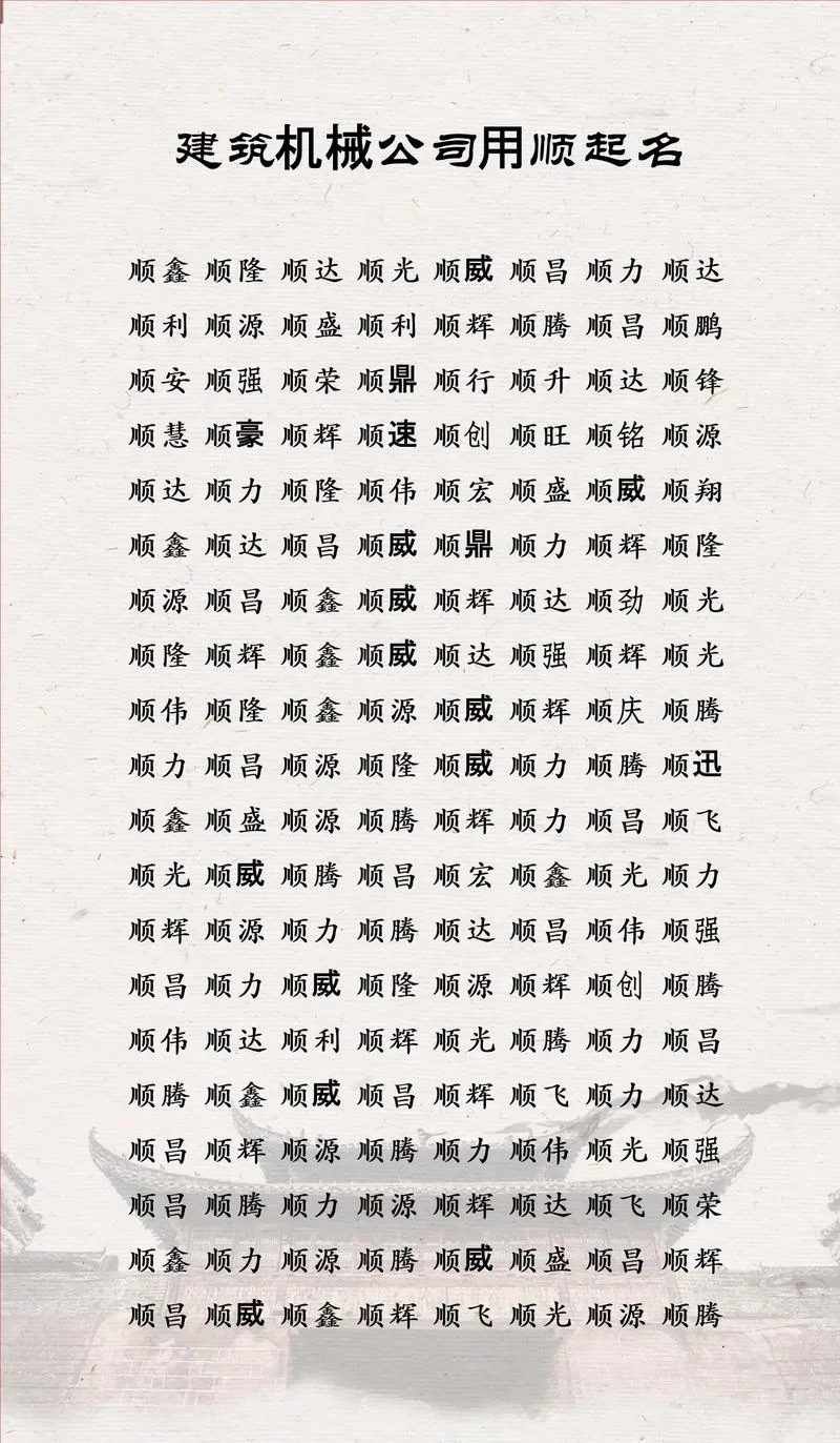 重工业公司起名大全_2