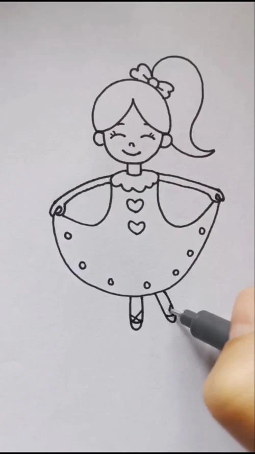 小姑娘怎么画_1