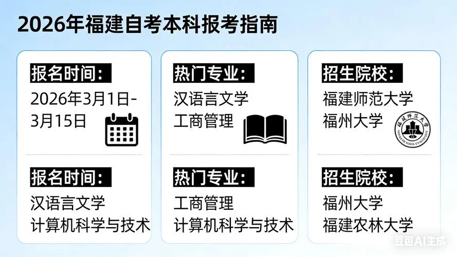 自考本报考-自考本科报考