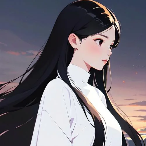 手绘微信图片头像女生_1