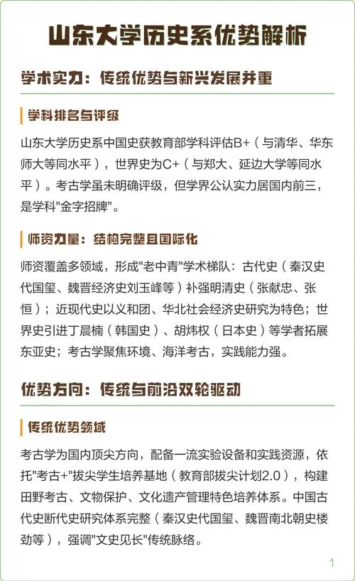 优势学科历史-历史学科优势