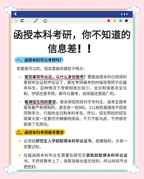 函授本科考研需要什么条件_1