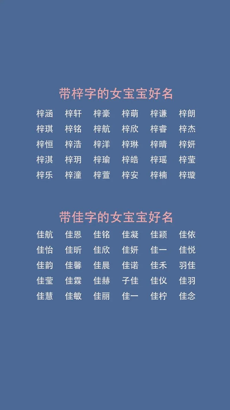 龙年女宝宝起名大全_2