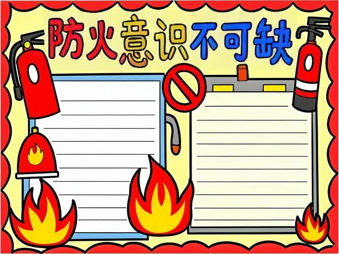防治火灾手抄报_2