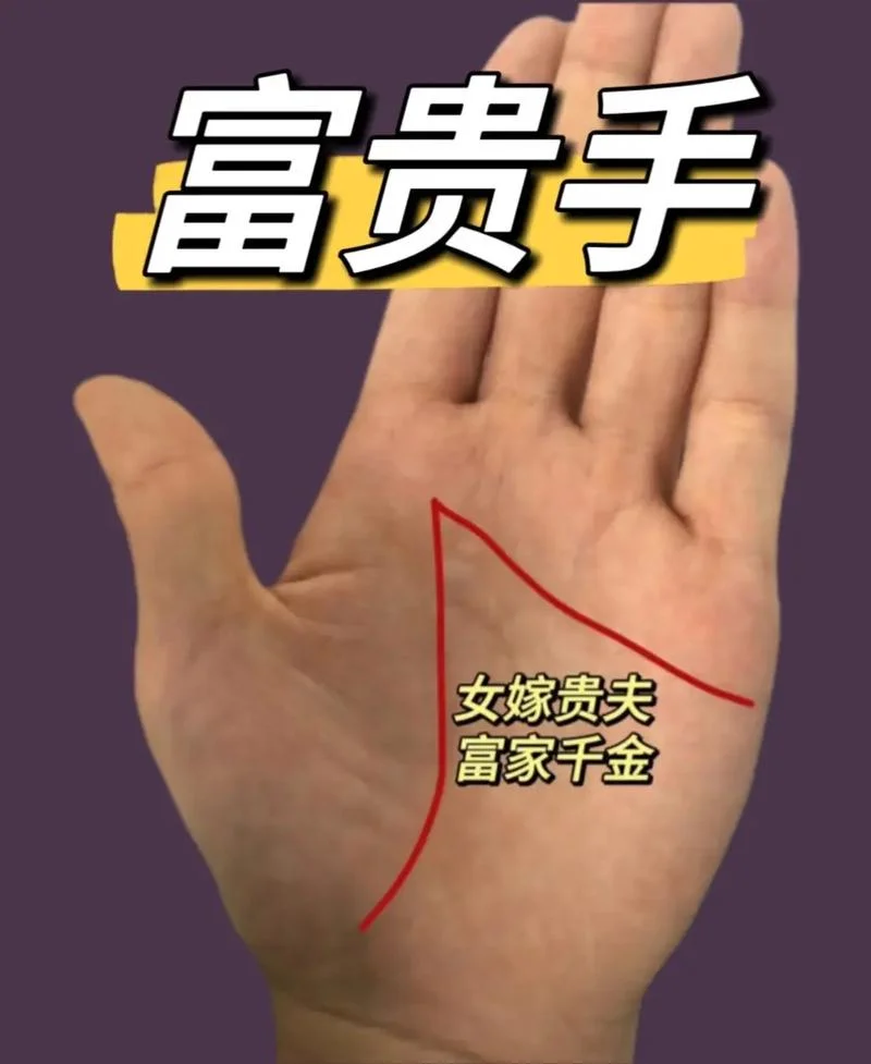 女人手纹富贵手相_2