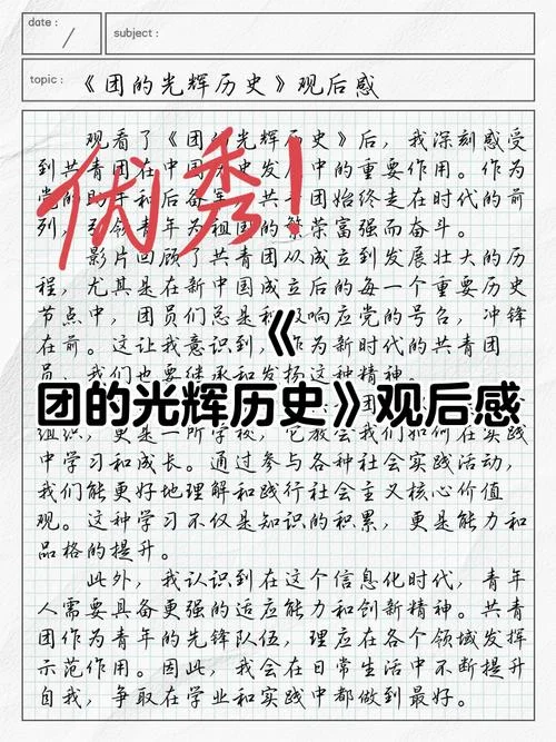 共青团的历史思想汇报_1