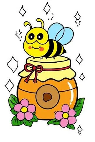 蜂蜜的简笔画_1