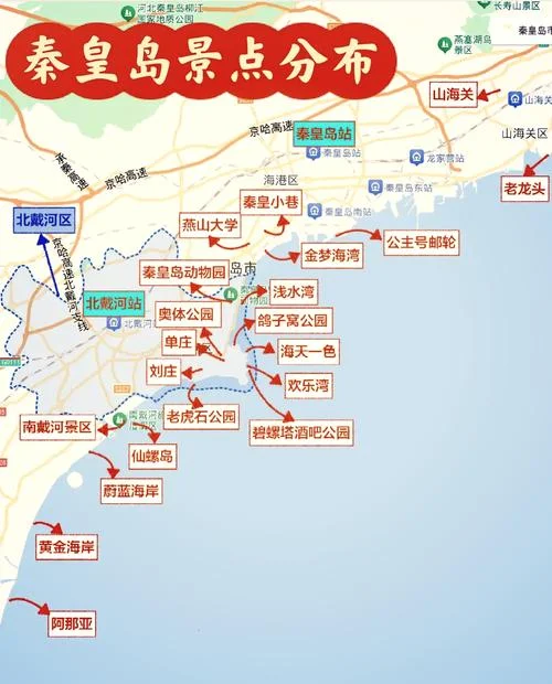 南戴河景点路线攻略_2