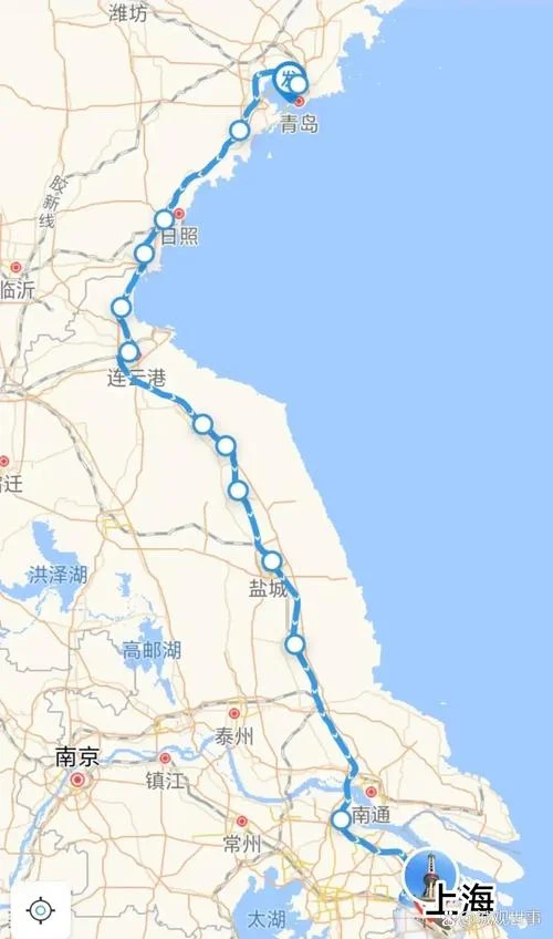 南京距离青岛多少公里-南京到青岛约 430 公里