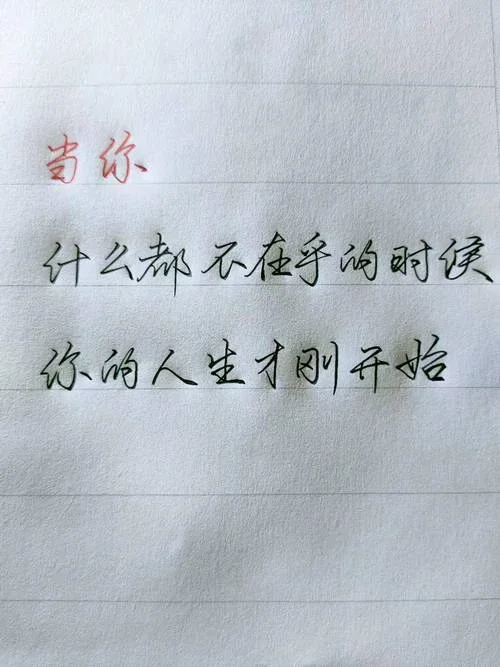 在乎的句子怎么写_1