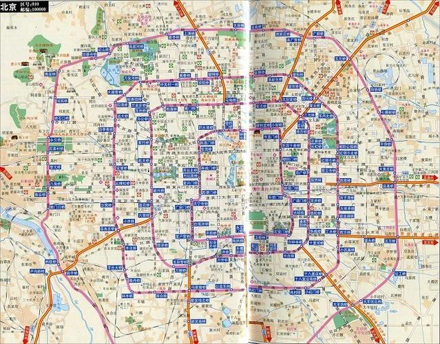 北京旅游地图景点地图-
