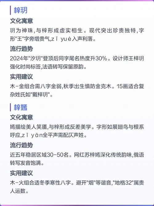 女宝宝梓字起名字_2