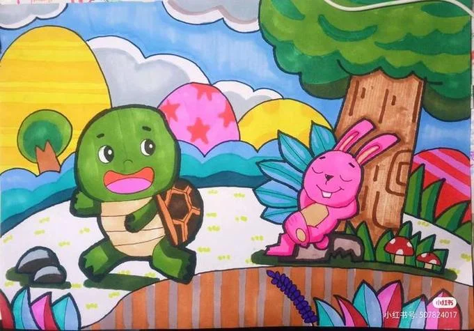 儿童故事插画简笔画_1