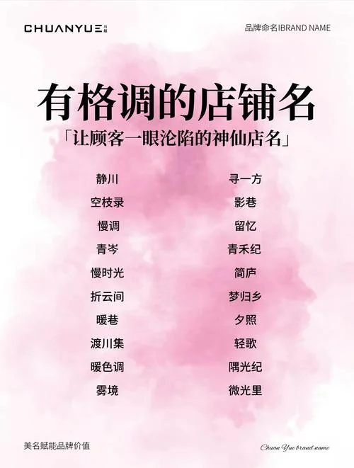 女性购物网站起名_1