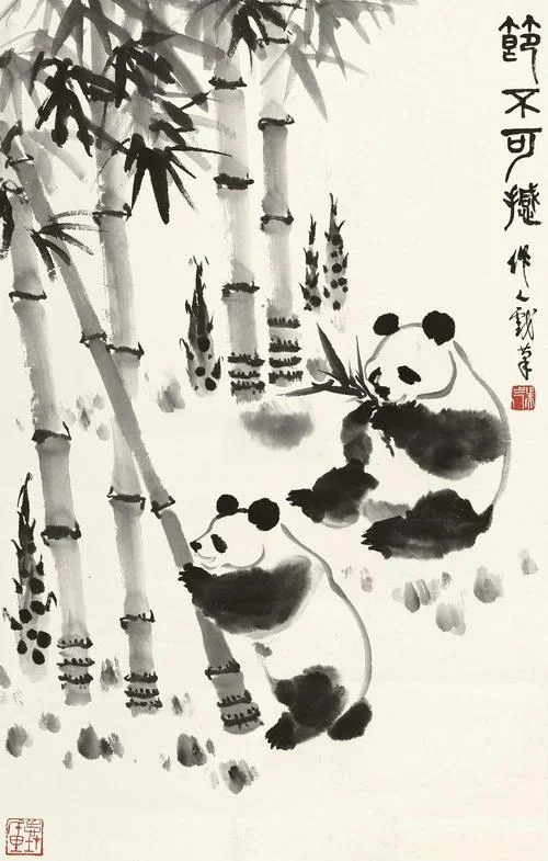 熊猫绘画历史版本-熊猫绘画演变史
