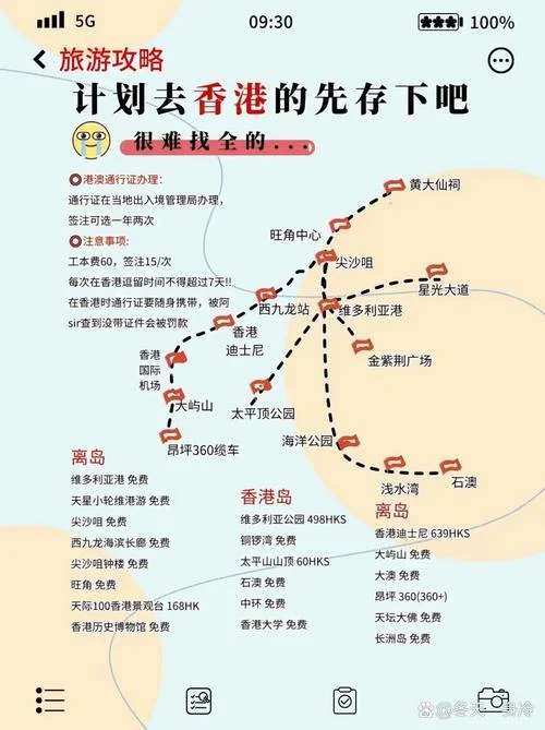 香港旅游攻略路线_1