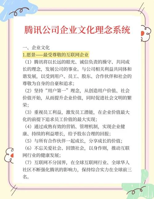 介绍腾讯公司的6页ppt-腾讯公司 PPT 介绍
