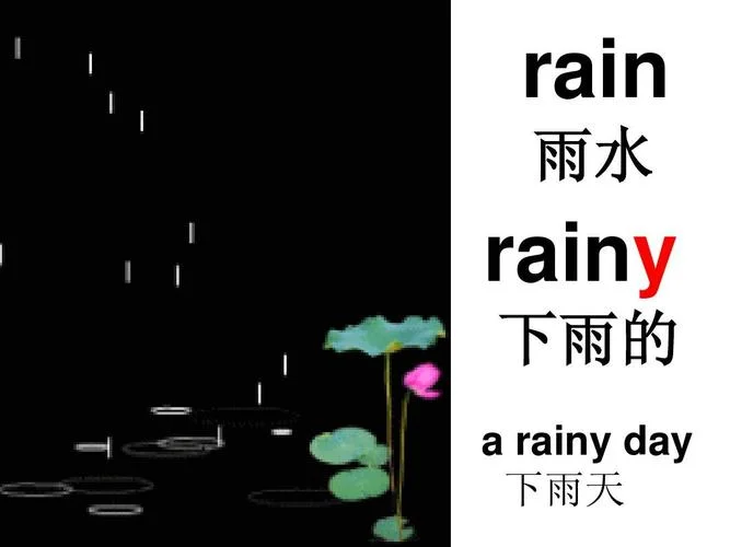 下雨英语该怎么写_2
