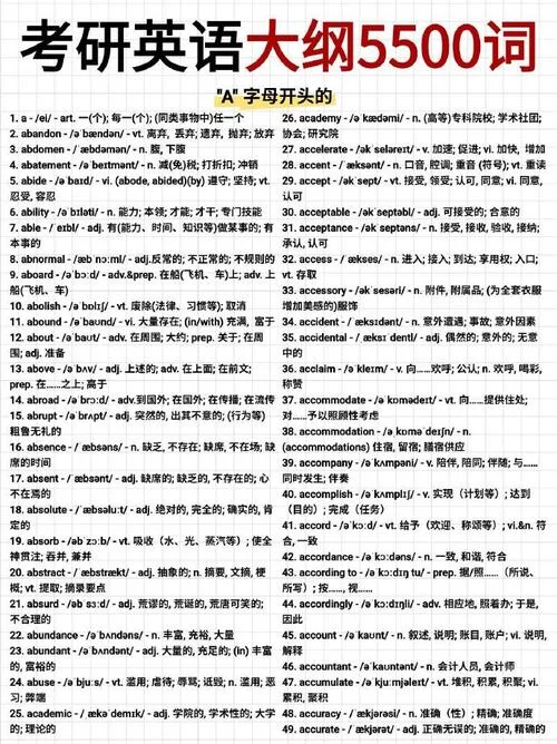 考研英语词汇句子-考研词汇句子改写