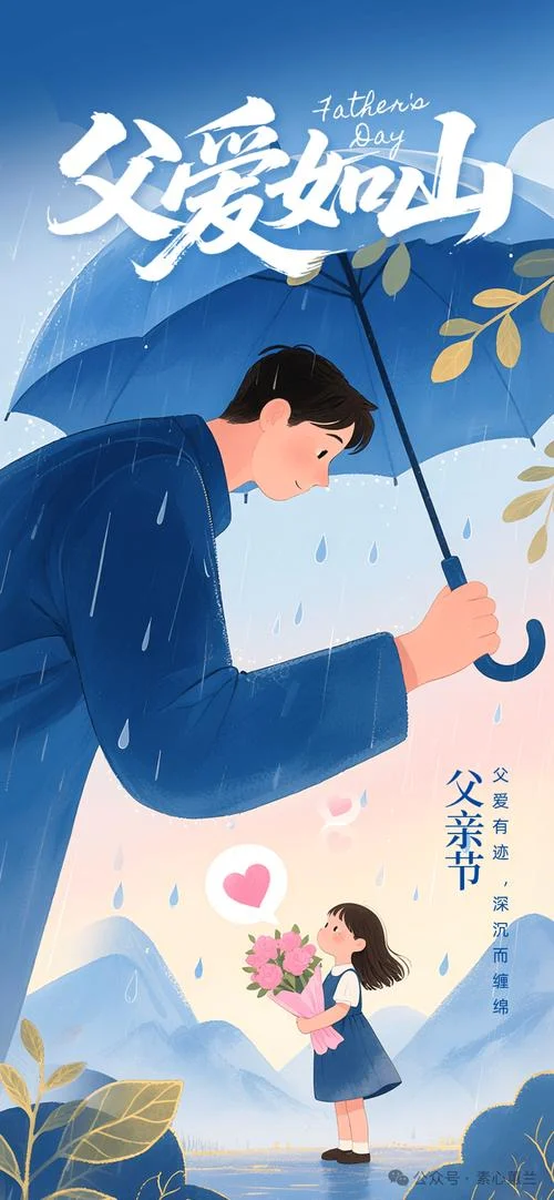 父亲节忙碌的一天文案_2