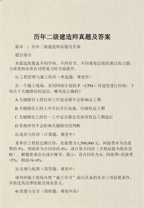 二建题目及答案_2